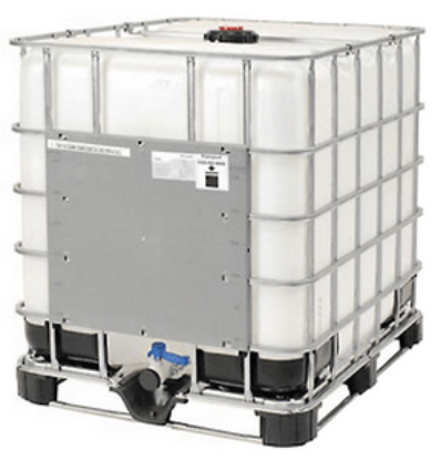 Picture of 275 US Gallons IBC Tote Tank / New Tank and Used Cage 