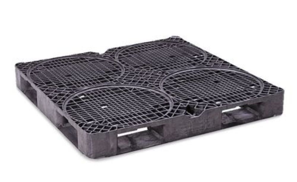 Palette Plastique pour 4 Barils