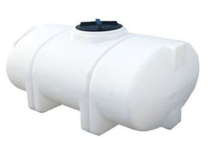 Picture of 535 US Gallons Horizontal Tank. - 2 Steel Bands INCLUDED. 2" Outlet INCLUDED. 
