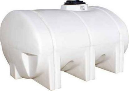 Picture of 1035 US Gallons Horizontal Tank. - 3 Steel Bands INCLUDED. 2" Outlet INCLUDED. 