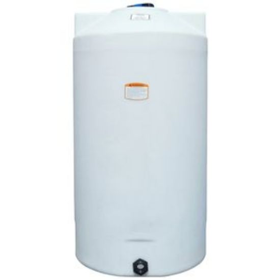 Picture of 150 US Gallons Vertical Plastic Top Tank, 1.5 sg, White