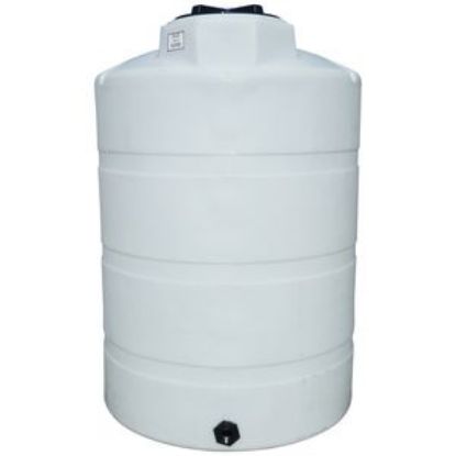 Picture of 500 US Gallons Vertical Closed Top Tank, 1.5 sg, Blanc