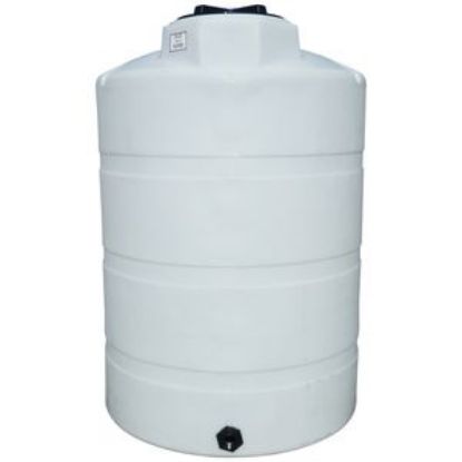 Picture of 500 US Gallons / 1892 Liters - Vertical Closed Top Tank White 1.5 sg