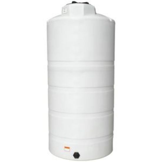 Picture of 750 US Gallons Vertical Closed Top Tank, 1.5 sg, White