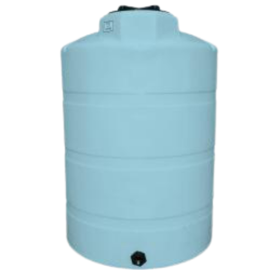 Picture of Vertical Closed Top Tank, Blue 1.9 sg - 1000 US Gallons / 3785 Liters