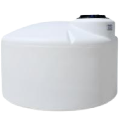 Picture of 1100 US Gallons Vertical Closed Top Tank, 1.5 sg, White
