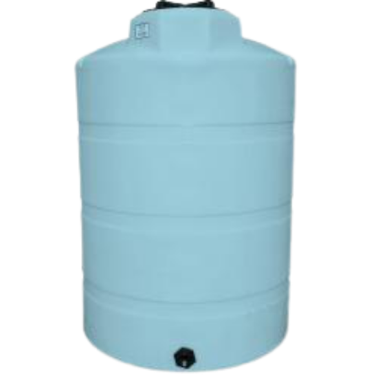 Picture of 1500 US Gallons Vertical Closed Top Tank, 1.9 sg, Blue