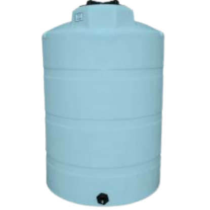 Picture of Vertical Closed Top Tank, Blue 1.9 sg - 1500 US Gallons / 5678 Liters