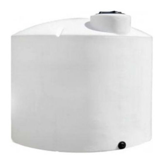 Picture of Vertical Closed Top Tank, White 1.5 sg - 2500 US Gallons / 9463 Liters