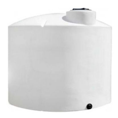 Picture of Vertical Closed Top Tank, White 1.5 sg - 3000 US Gallons / 11 340 Liters