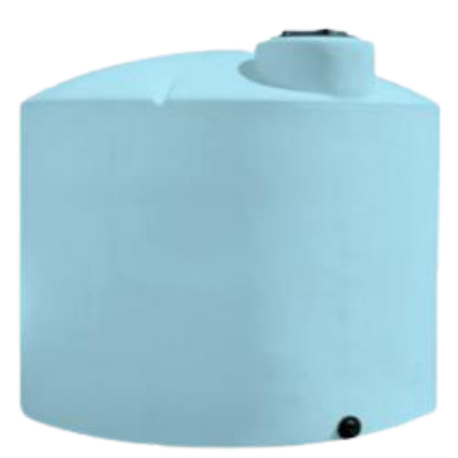 Picture of Vertical Closed Top Tank, Blue 1.9 sg - 3000 US Gallons / 11 340 Liters