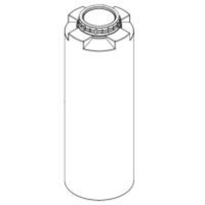 Picture of Vertical Closed Top Tank, White 1.9 sg - 270 US Gallons / 1000 Liters