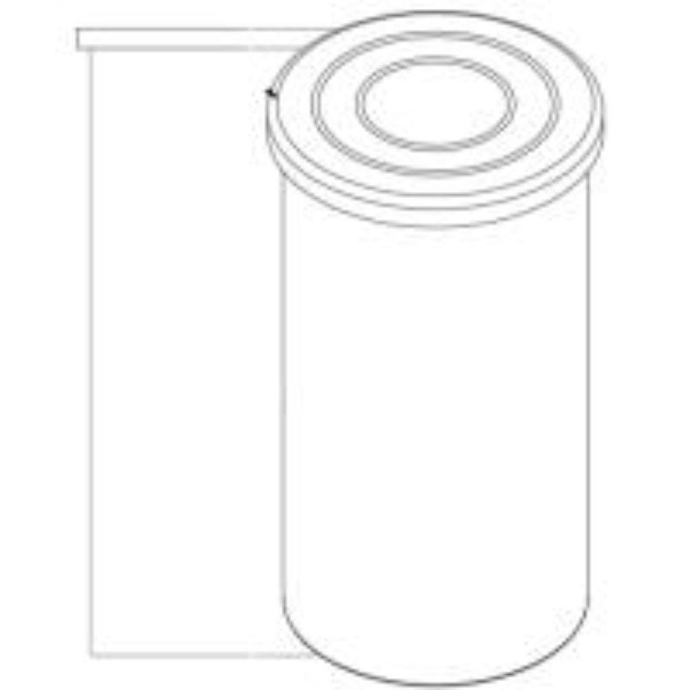 Picture of Vertical Open Top Tank, White 1.5 sg - 90 US Gallons / 340 Liters
