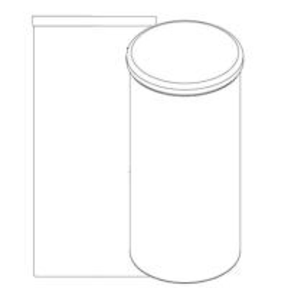 Picture of Vertical Open Top Tank, White 1.9 sg - 43 US Gallons / 160 Liters