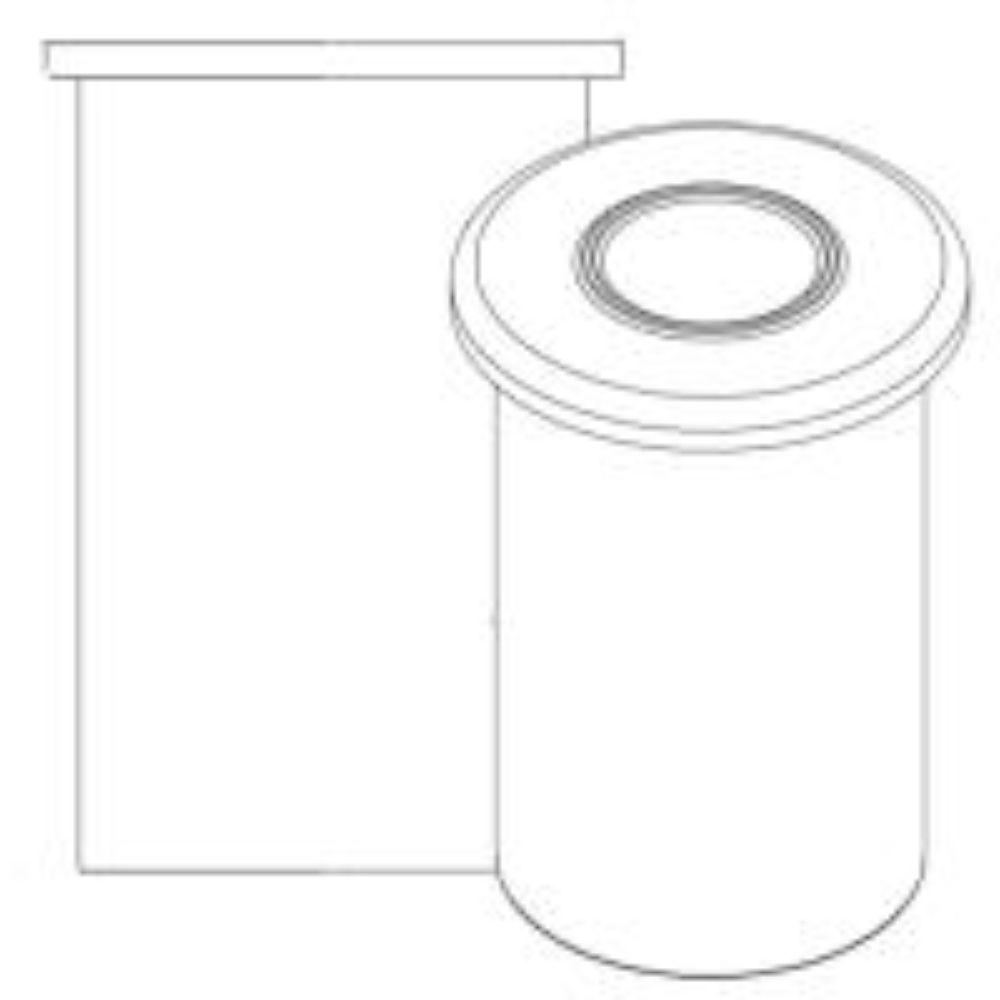 Picture of Vertical Open Top Tank, White 1.5 sg - 54 US Gallons / 200 Liters