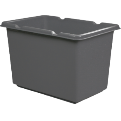 Picture of Large Volume Tub 27" x 39" x 25"- 339 Liters, Gray
