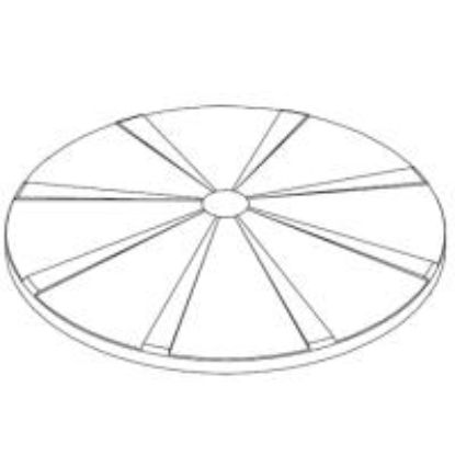 Picture of Dust Lid for CBO100015 Open Top Conical Tank - NOT Sold Separately