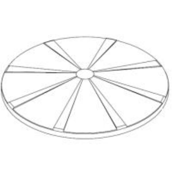 Picture of Dust Lid for OT1250 Vertical Tanks - NOT Sold Separately