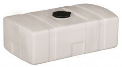 Picture of 68 US Gallons Rectangular Low Profile Tank.  - 1" Outlet INCLUDED.