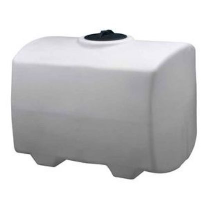 Picture of 50 US Gallons Rectangular Rounded Bottom PCO Tank. Outlet NOT INCLUDED.