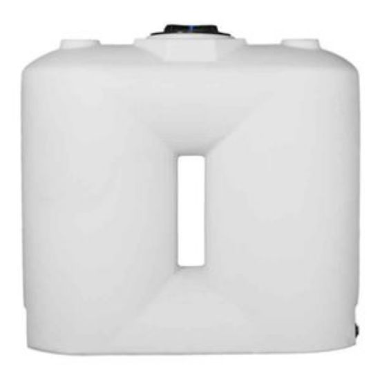 Picture of 400 US Gallon Rectangular Upright Tank. 1-1/4" Outlet INCLUDED.