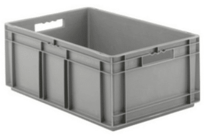 Picture of Industrial Straight Walls Container 24" x 16" x 9.5", Gray