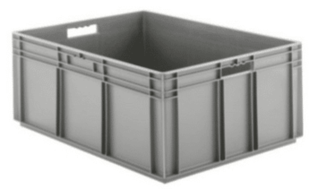 Picture of Industrial Straight Walls Container 32" x 24" x 12.6", Gray