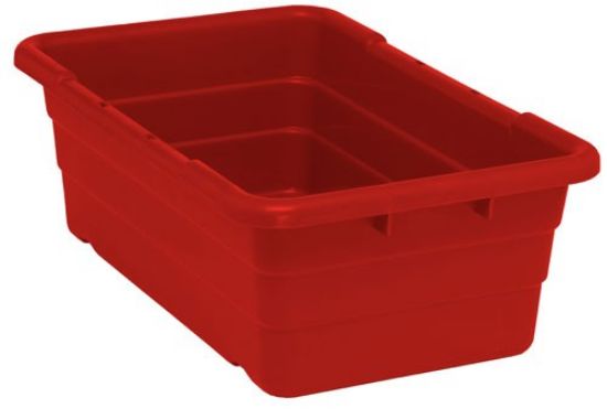 Image de ** Liquidation des Unités en Stock**Bac Empilable en Croisé 25" x 16" x 9", Rouge