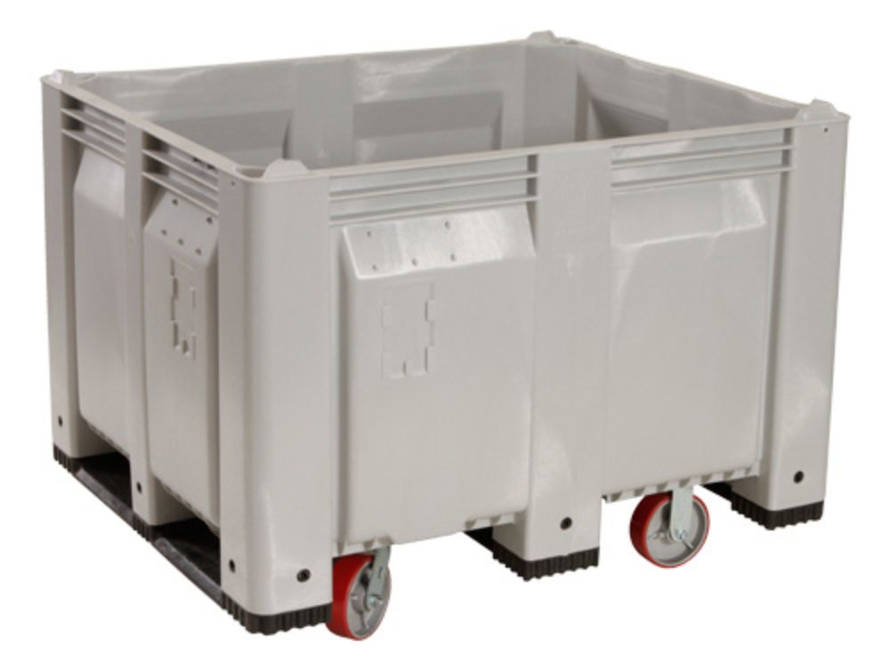 Caisse-Palette Plastique sur Roulettes