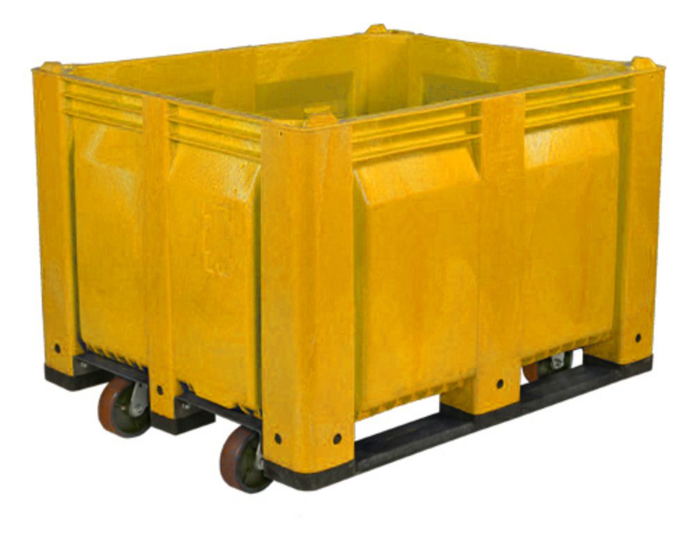 Caisse-Palette Plastique sur Roulettes de Grade Alimentaire