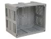 Picture of  Vented Straight Walls Plastic Pallet Boxes Bin 40" x 48" x 31" Gray