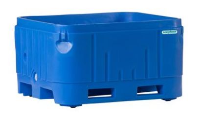 Picture of Double Walls Insulated Pallet Box 43" x 48" x 28", Blue