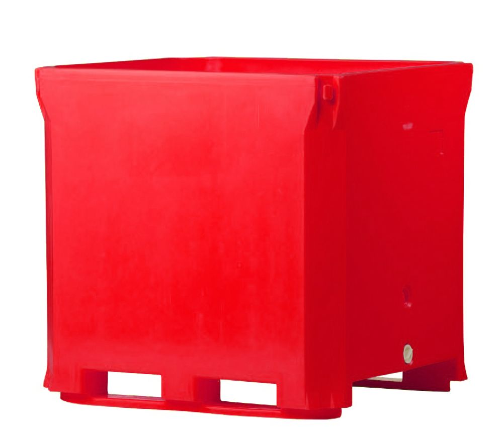 Image de Caisse-Palette à Triple Murs 42" x 48" x 46, Rouge