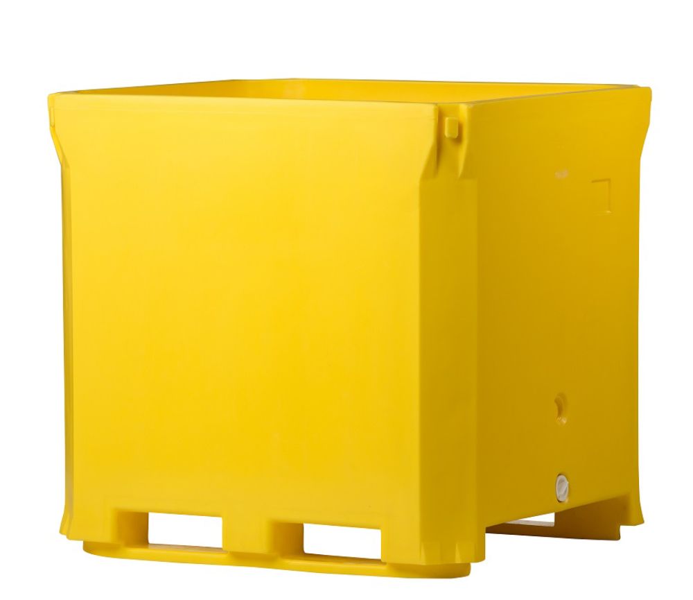 Picture of Triple Wall Bin 42" x 48" x 46", Yellow