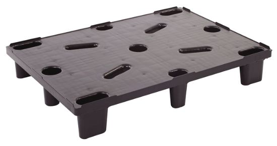 Picture of Delivery Nestable Plastic Pallet 30" x 42", Black