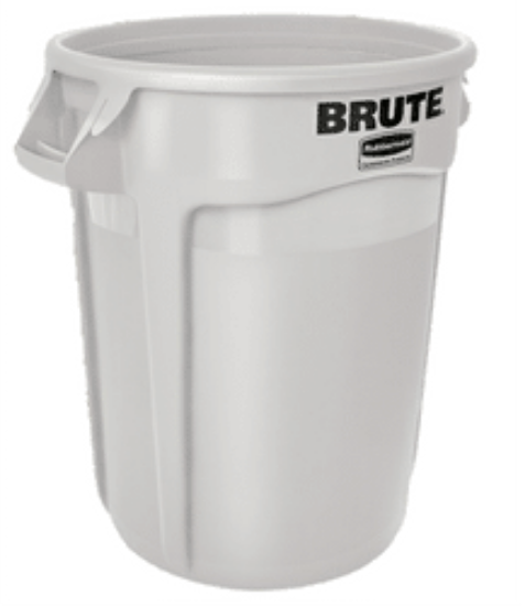 Image de Bac "Brute" Rond de 20 Gallons US, Blanc