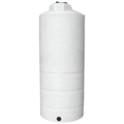 Picture of 1050 US Gallons Vertical Closed Top Tank, 1.5 sg, White