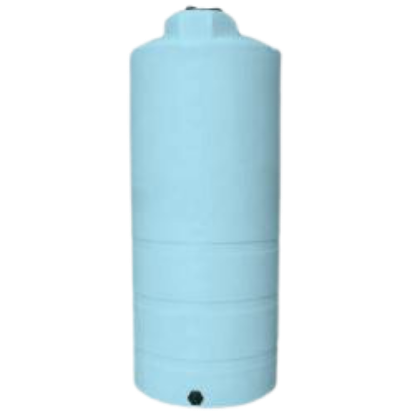 Picture of 1050 US Gallons Vertical Closed Top Tank, 1.9 sg, Blue