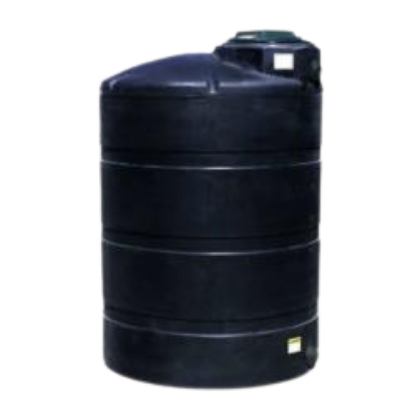 Picture of 500 US Gallons Vertical Closed Top Tank, 1.5 sg, Black