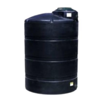 Image de Réservoir Vertical Fermé Noir 1.5 sg - 500 Gallons US / 1892 Litres