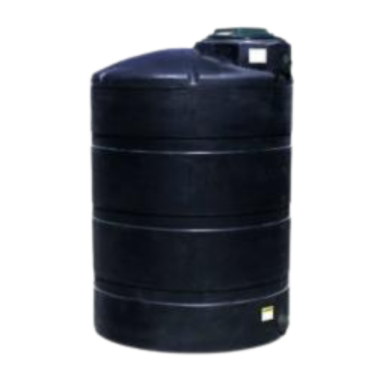 Image de Réservoir Vertical Fermé Noir 1.5 sg - 500 Gallons US / 1892 Litres