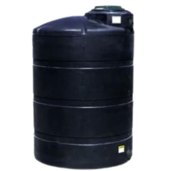 Image de Réservoir Vertical Fermé Noir 1.5 sg - 1000 Gallons US / 3785 Litres