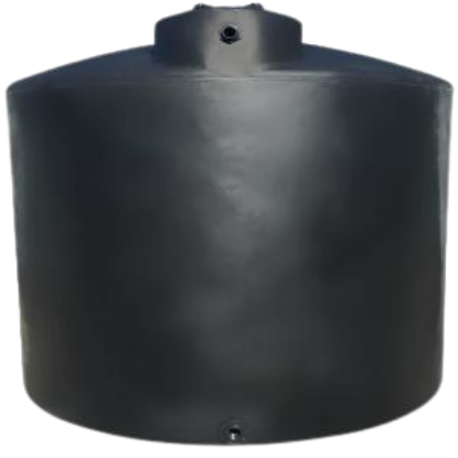 Picture of 3000 US Gallons Vertical Closed Top Tank, 1.5 sg, Black