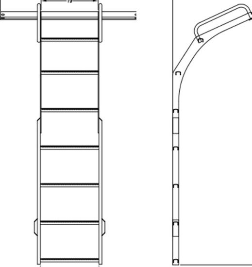 Picture of Ladder for Horizontal Tank