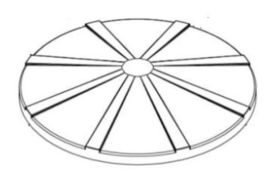 Picture of Dust Lid for CBO500  Open Top Conical Tank - NOT Sold Separately