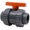 Picture of 1-1/2’’ PVC Ball Valve, Male x Fem Thread or Socket Ends, EPDM O-Ring