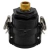 Picture of Garden Hose Adapter. 2" Female Camlock x 3/4" Male Threaded