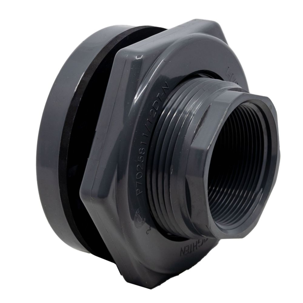 Bulkhead Fitting with EPDM Gasket