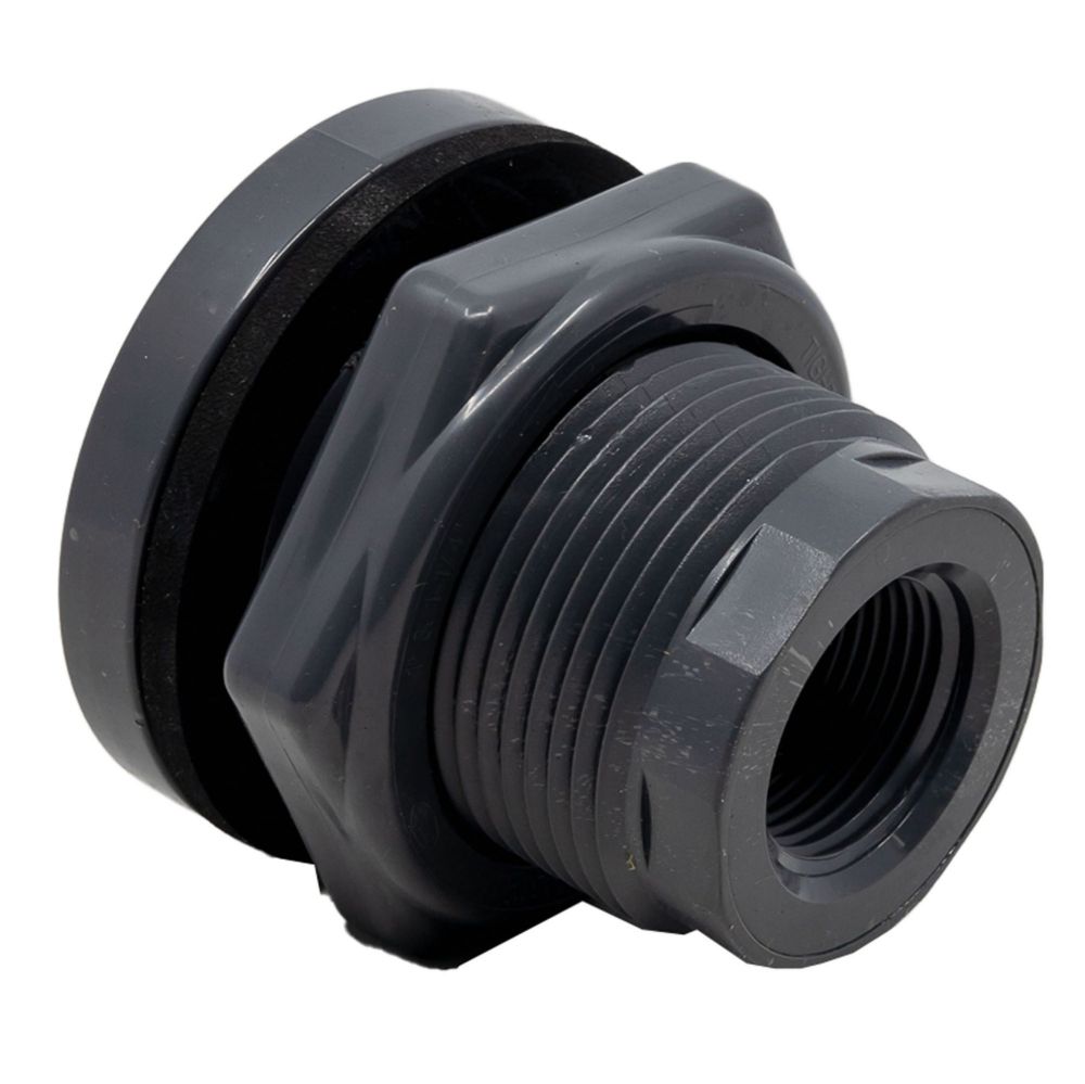 Bulkhead Fitting with EPDM Gasket
