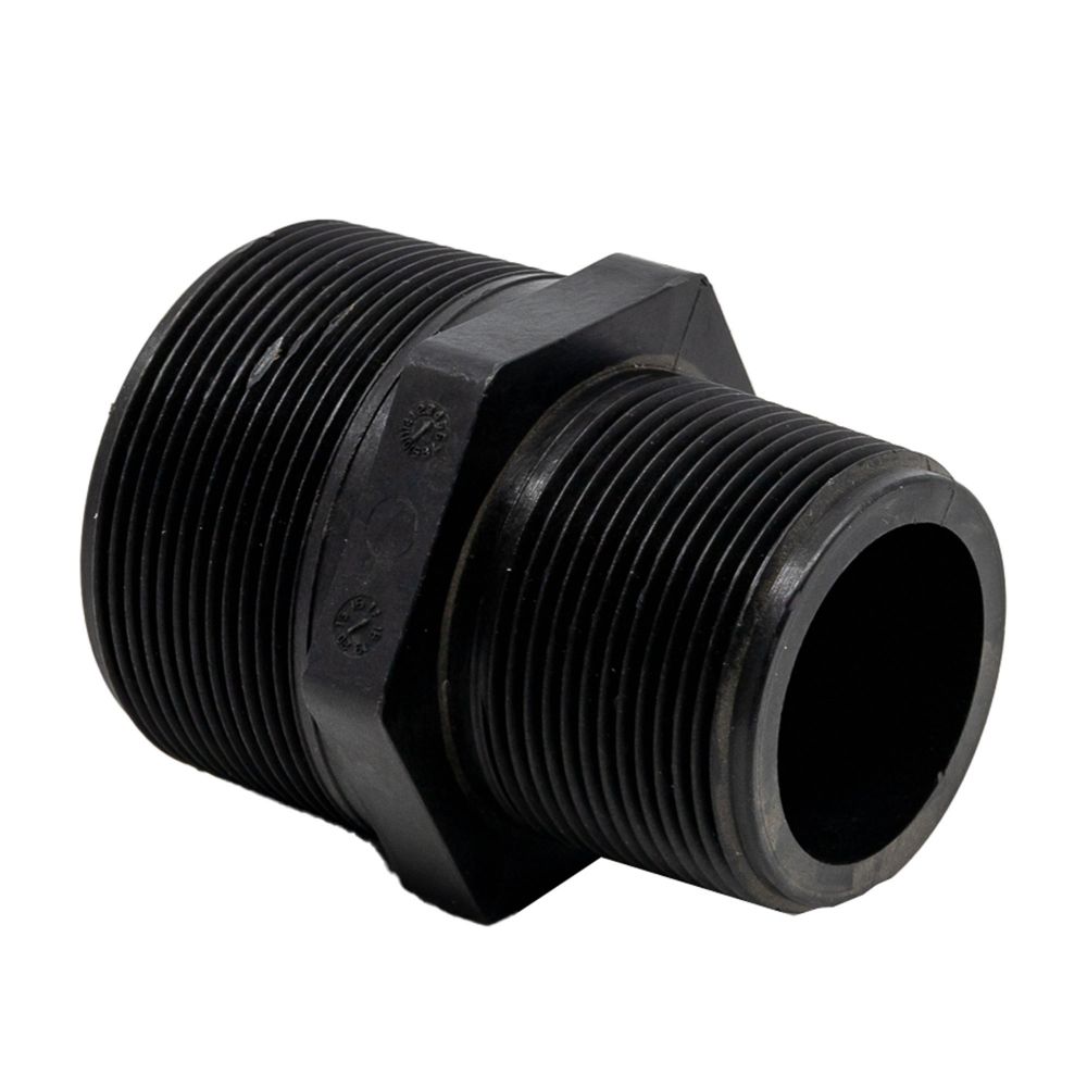 Image de Réduit de 2" Mâle x 1-1/2" Mâle, Fileté NPT en Polypropylène Renforcé